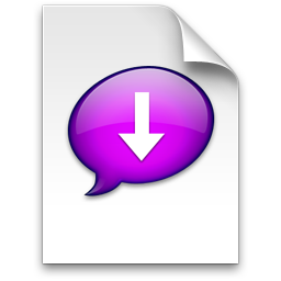 iChat Purple Transfer Icon 256x256 png